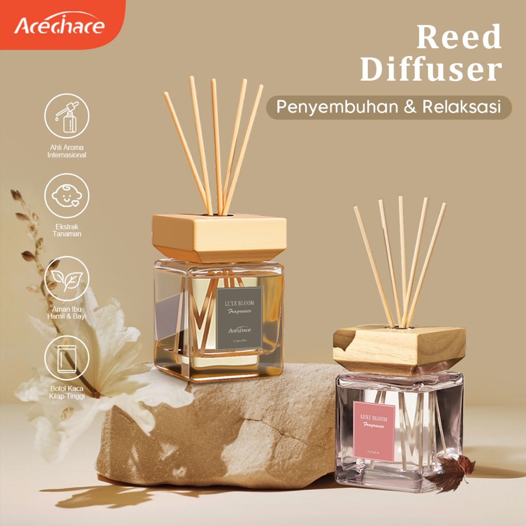 Jual [500ml - Parfum Hotel Mewah]Acechace reed diffuser aromatherapy ...