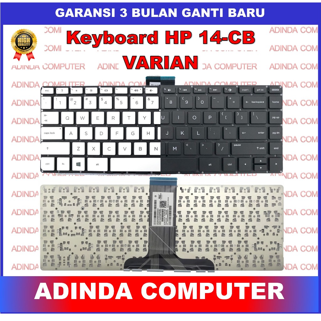Jual Keyboard HP Stream 14-CB 14-AX 14AX 14-AX000 14-ax010ds 14-AX010NR ...