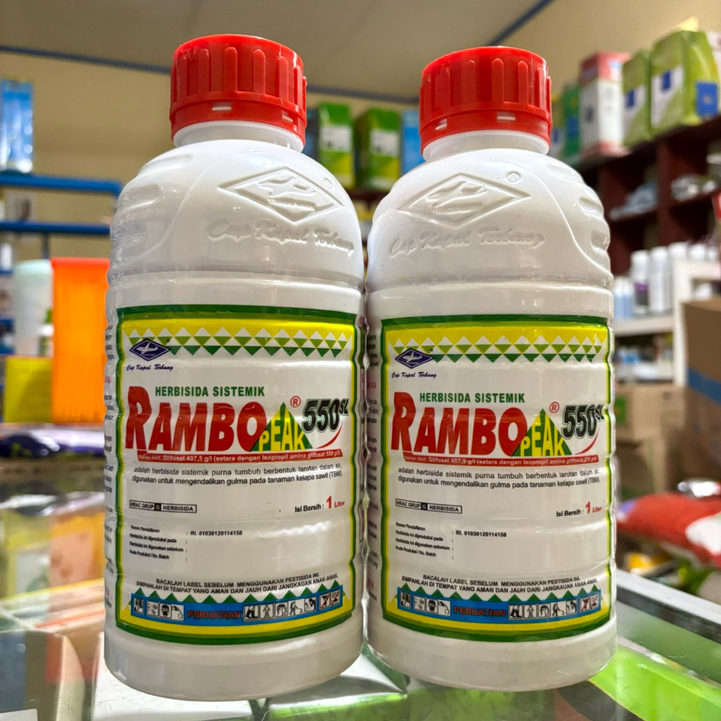 Jual Hebisida RAMBO PEAK 550 SL 1 Liter - Rambo Peak Herbisida Sistemik ...