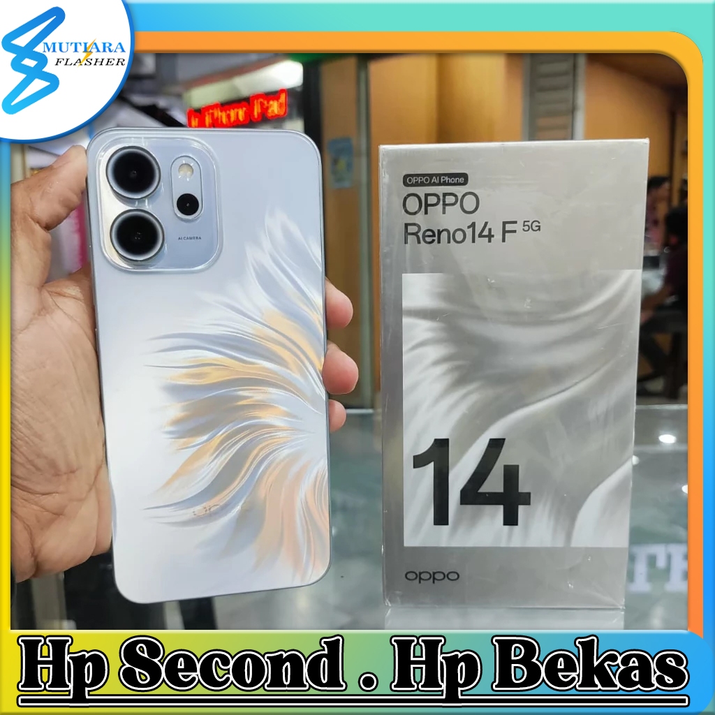 Jual Oppo Reno 14F 5G Ram 8/256GB | Ram 12/256GB Bekas Original Flasher ...