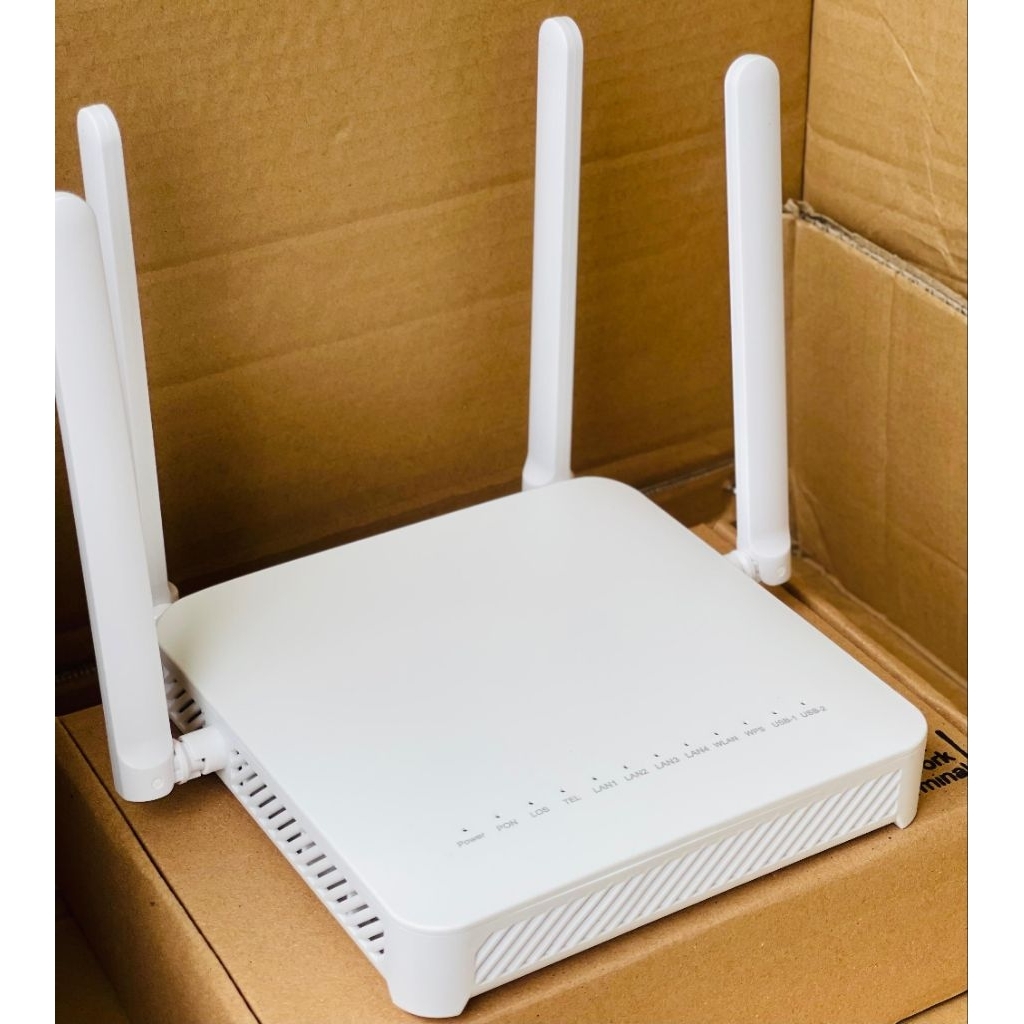 Jual (DUALBAND) ROUTER ZTE F680C 5G XPON 4 ANTENNA BISA UPLINK LAN PORT ...