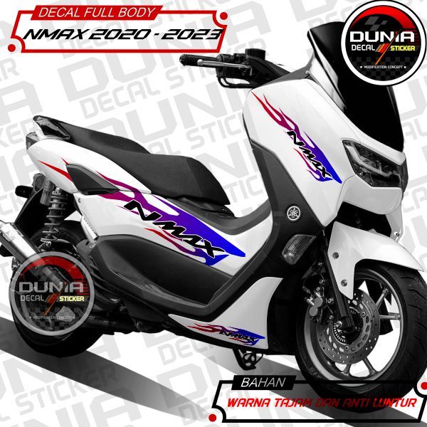 Jual Decal Nmax New polos Stiker full body yamaha nmax connected ...