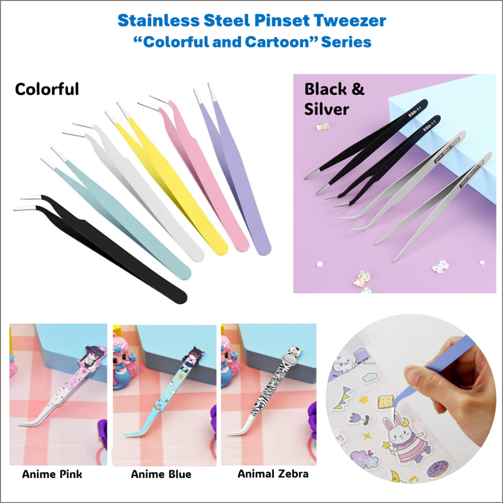 Jual BYL Pinset Capitan Tweezers Series Warna Dan Kartun Pinset Capitan ...