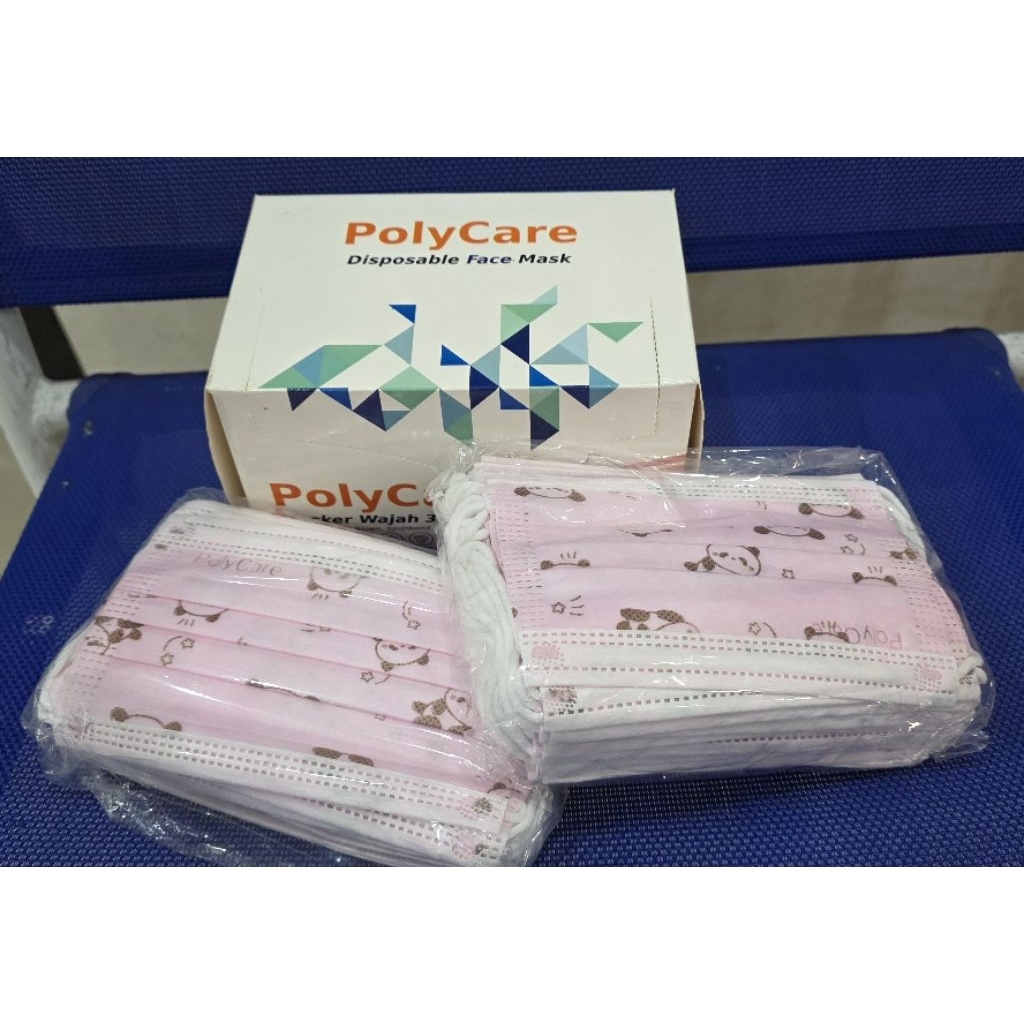 Jual Masker Medis 3ply PolyCare Earloop (kids) | Shopee Indonesia