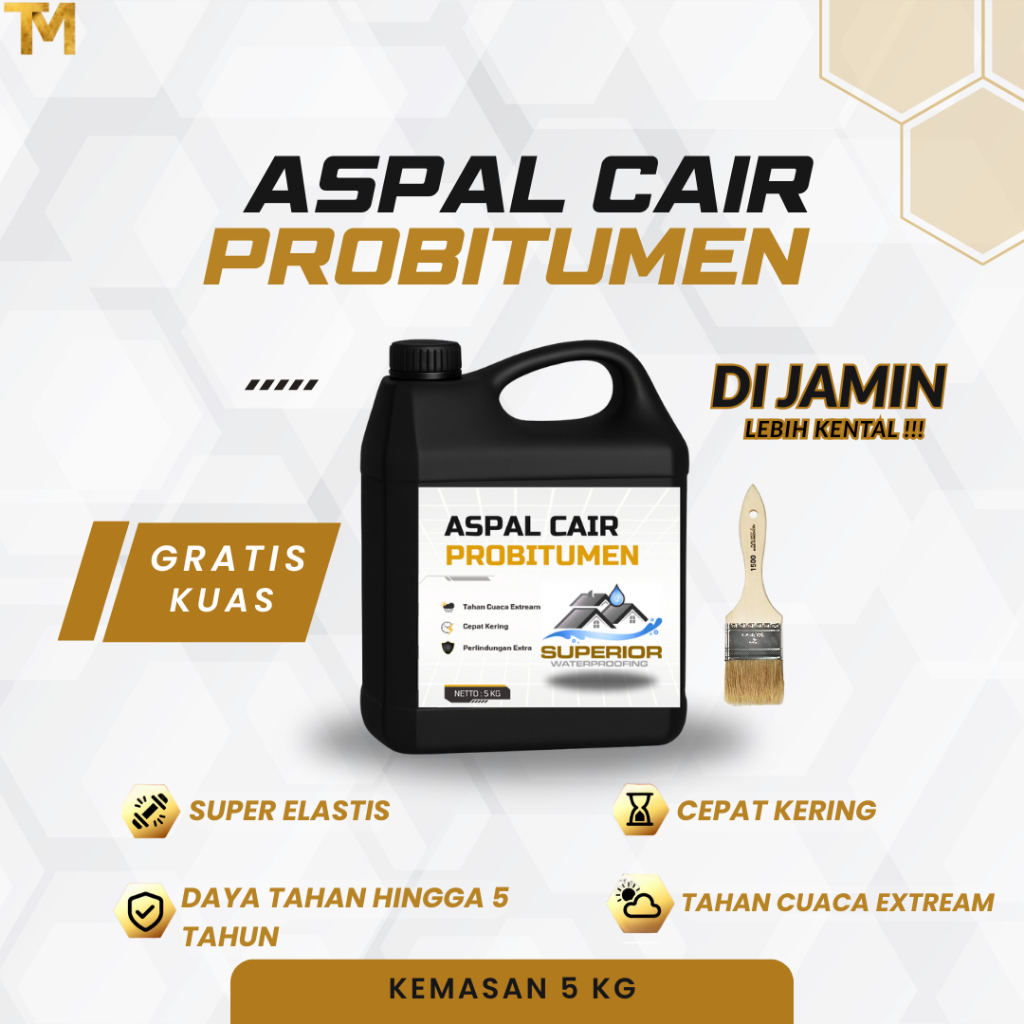 Jual PROBITUMEN - Aspal Cair Bitumen 5 Kg - Superior Waterproofing ...