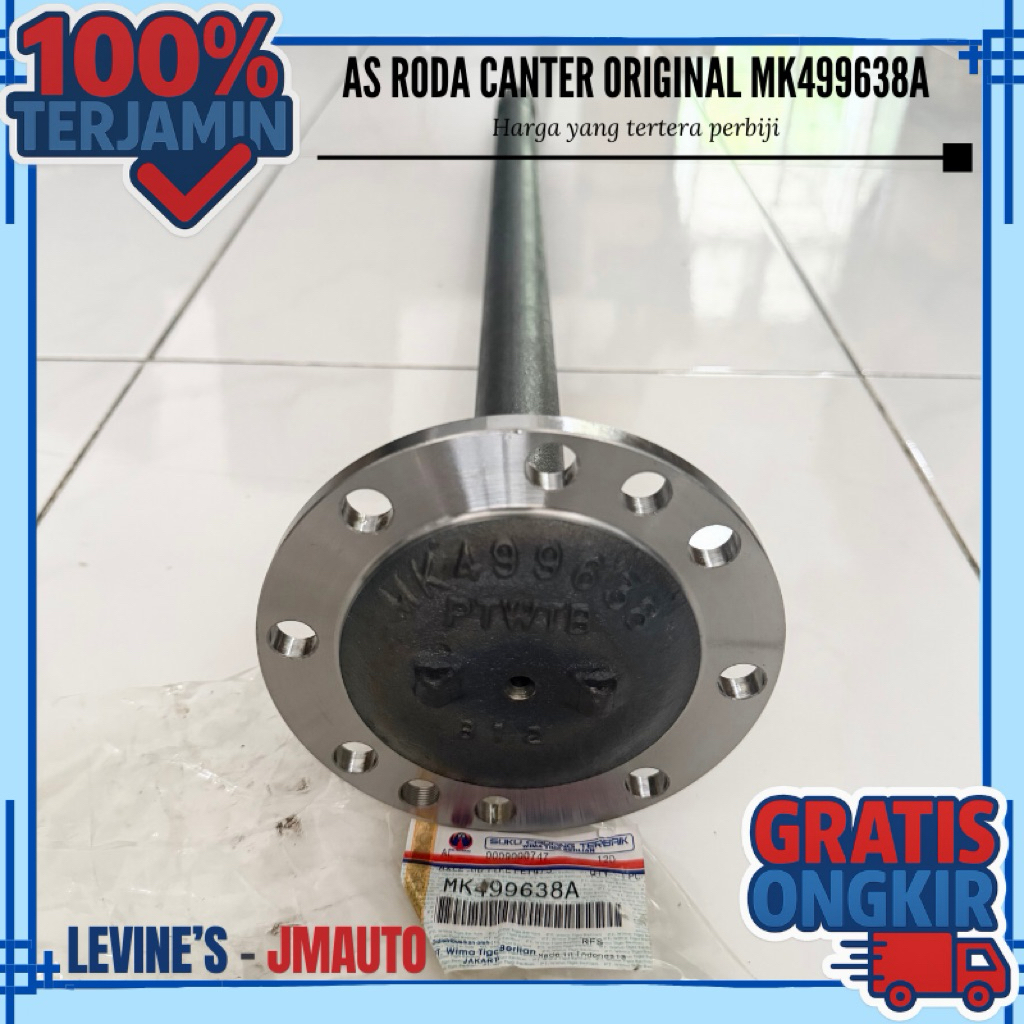 Jual As roda CANTER ORIGINAL WTB MK499638A / stik as roda Canter PS125 ...
