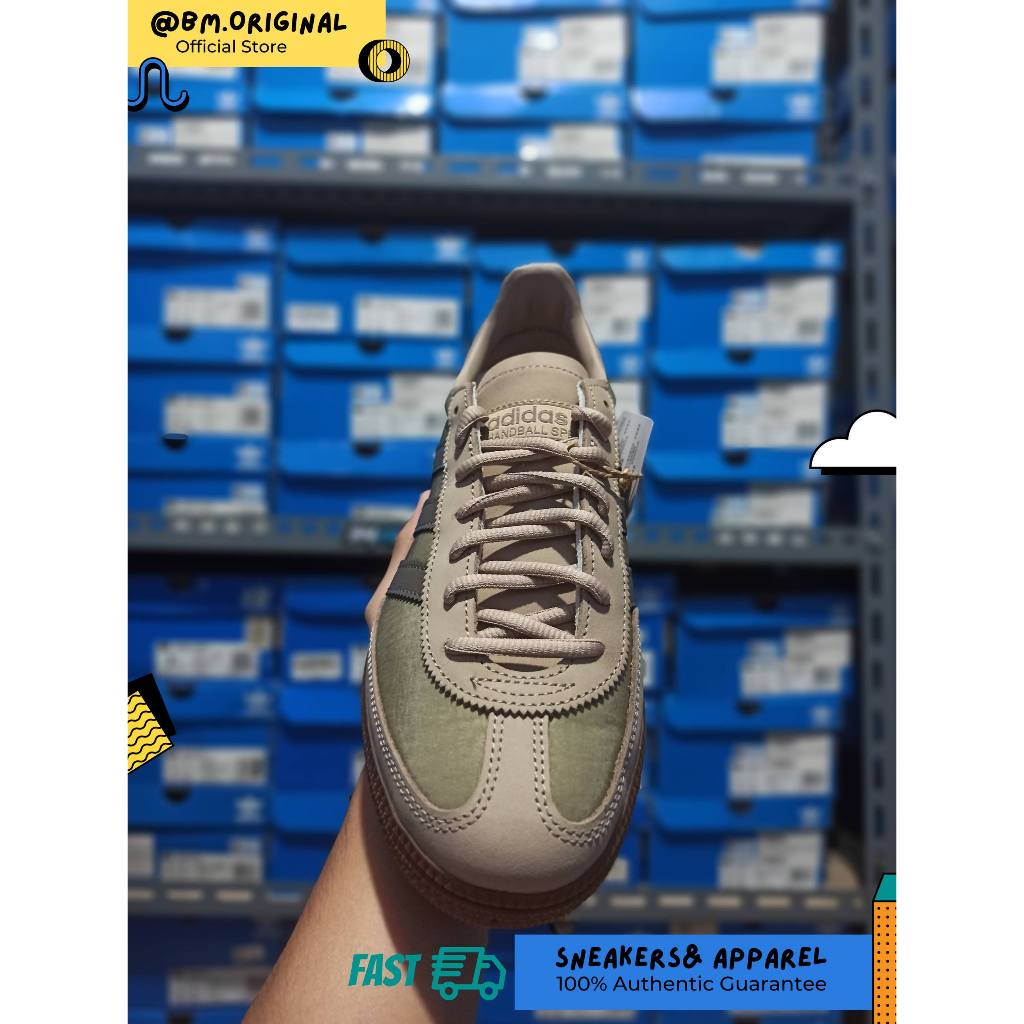 Jual Adidas Spezial Handball Trace Khaki Cargo Brown Gum JR3666 ...