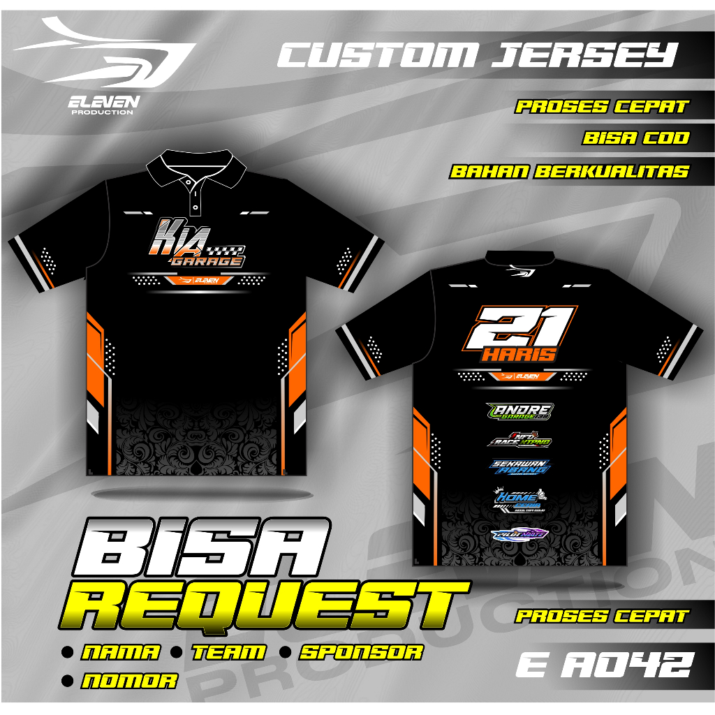 Jual JERSEY RACING kaos baju jersey racing custom full printing jersey ...