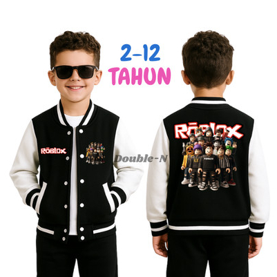 Jual JAKET ROBLOX ANAK VARSITY BASEBALL LAKI LAKI DAN PEREMPUAN USIA 2 ...