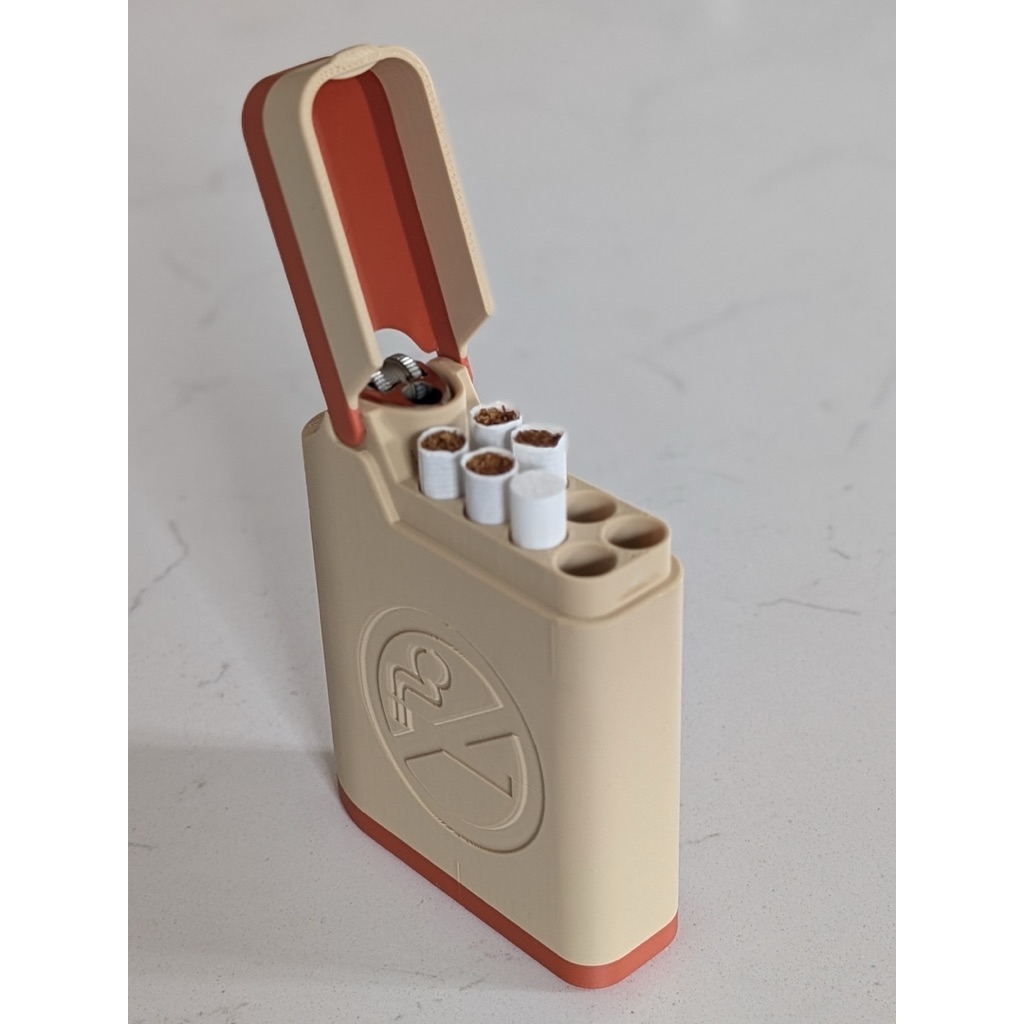 Jual Kotak Rokok Batangan & Korek Praktis - Muat 8 Batang Rokok Nggak ...