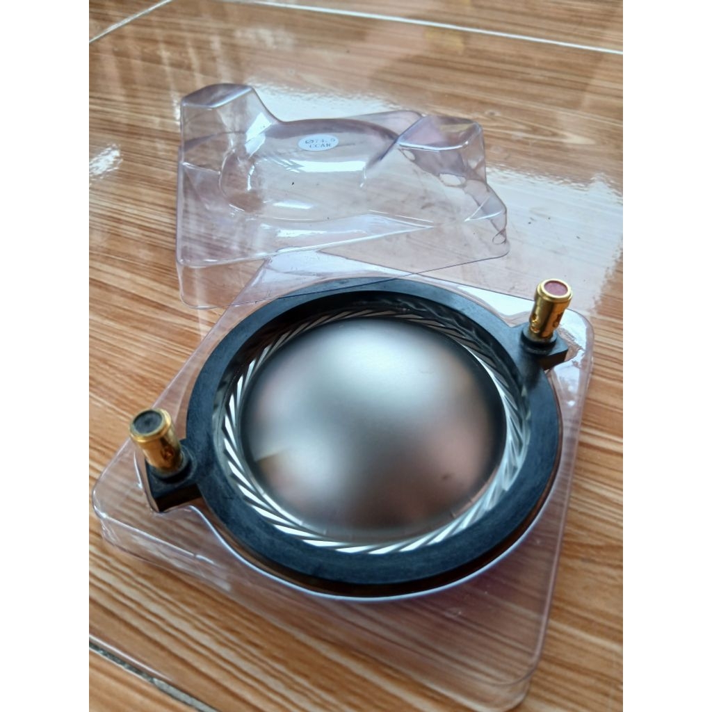 Jual spul tweeter wisdom DE900 3 inch 74.5 kawat pipih CCAR | Shopee ...