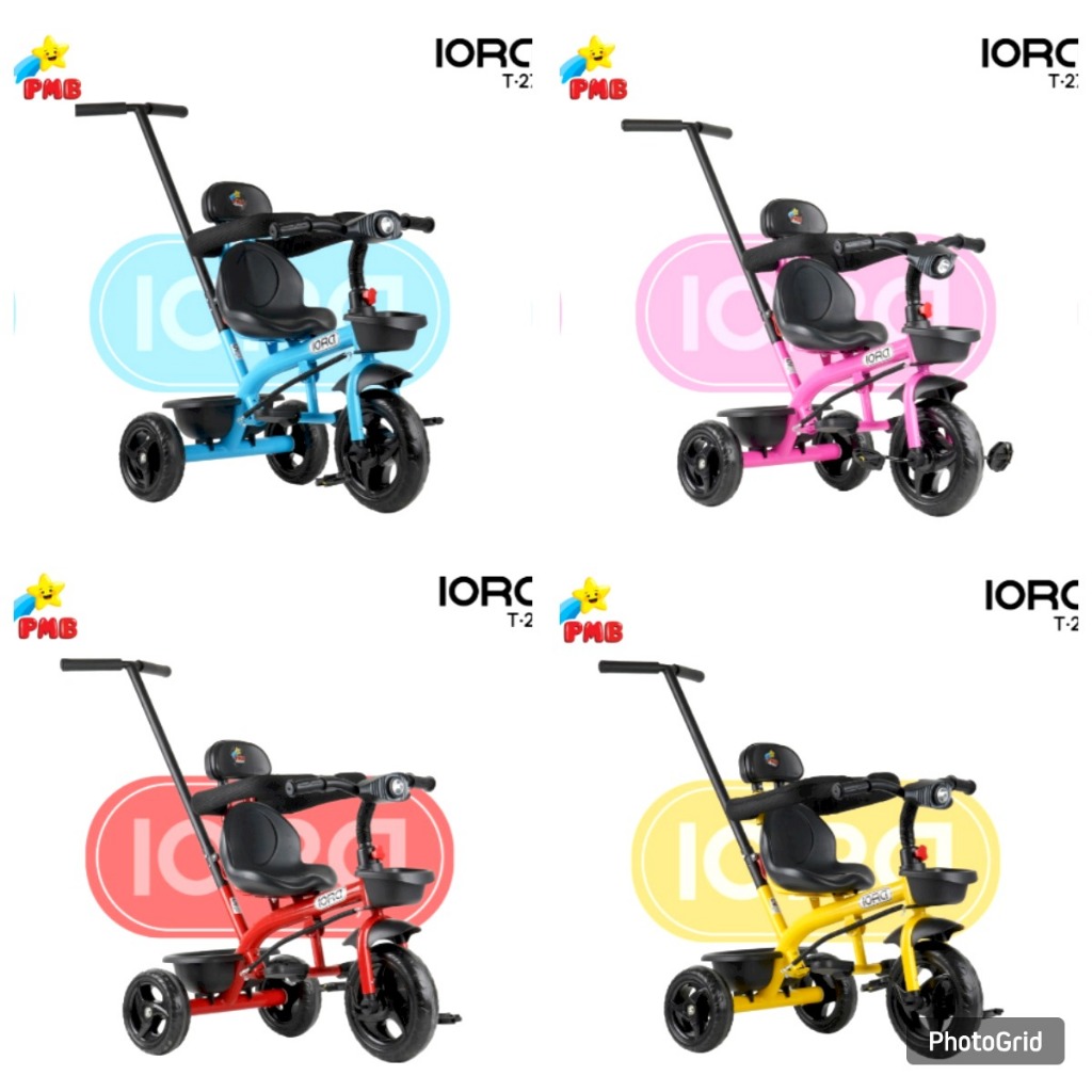 Jual Sepeda Roda Tiga Anak PMB T27 & T27 Nano Stir Musik Lampu | Shopee ...