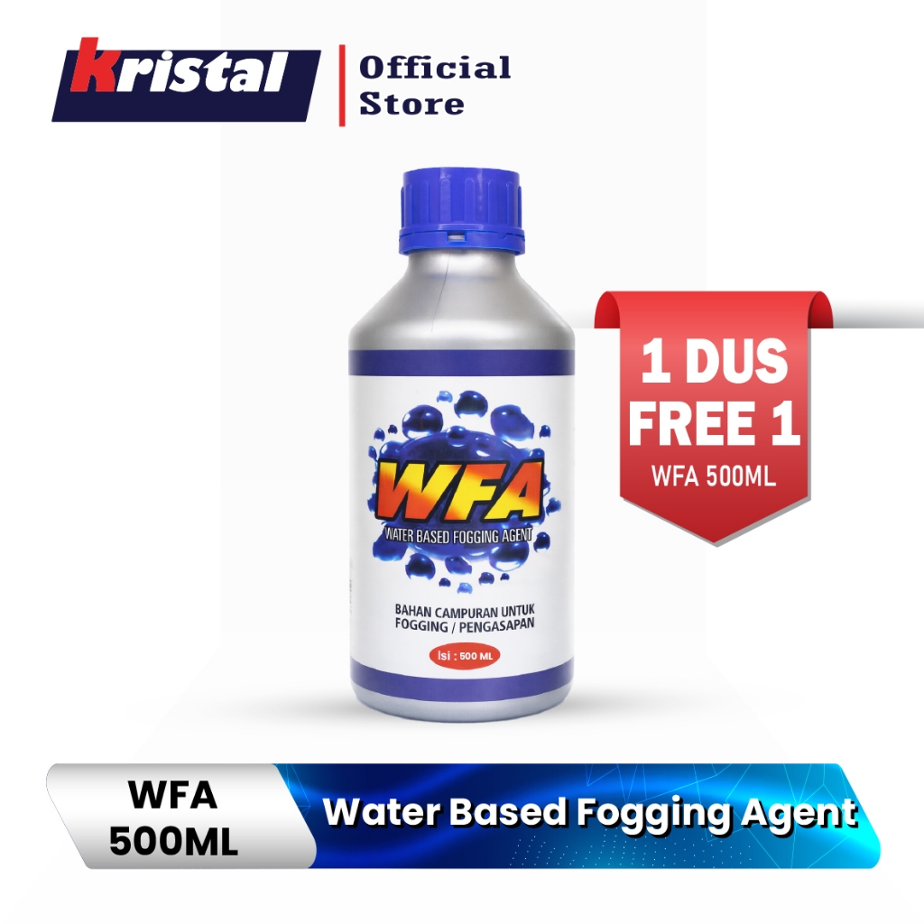 Jual WFA Water Fogging Agent - Paket Untung Beli 1 Dus WFA 500ml Free 1 ...