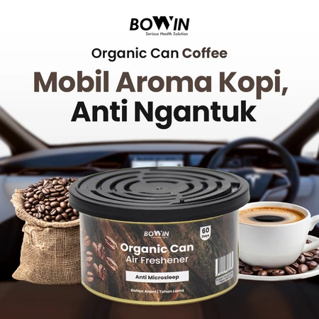 Bowin Parfum Mobil Organic Can (Pengharum Ruangan, Aroma Terapi, Air Freshener, Car Perfume)