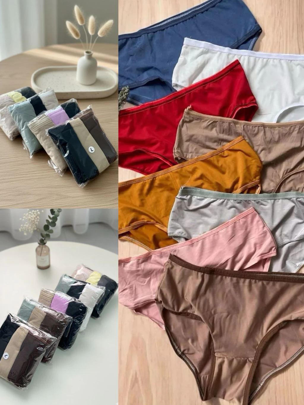 [Paket Hemat] Panties Pack POLOS  Celana Dalam Wanita Sehari-hari Nyaman Dipakai Daily - 6185
