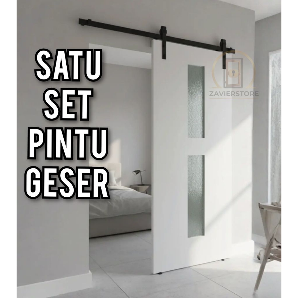 Jual Pintu geser sliding / Pintu satu set sliding tinggal pasang ...