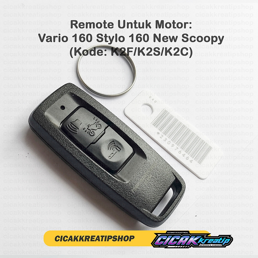 Jual Remote Keyless Honda Vario 160 Stylo 160 New Scoopy (Kode: K2F/K2S ...