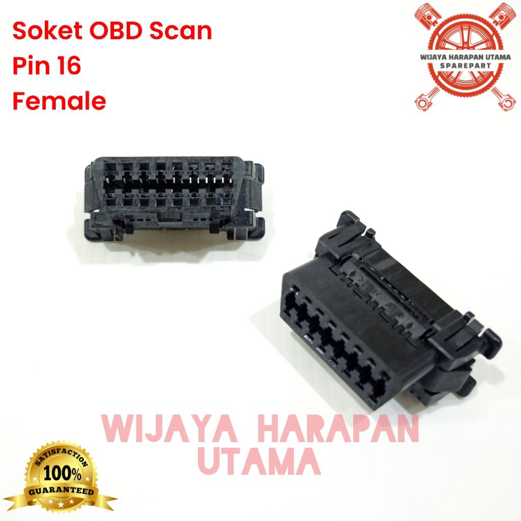 Jual Soket OBD Scan 16 Pin Female OBD Scanner Garansi | Shopee Indonesia