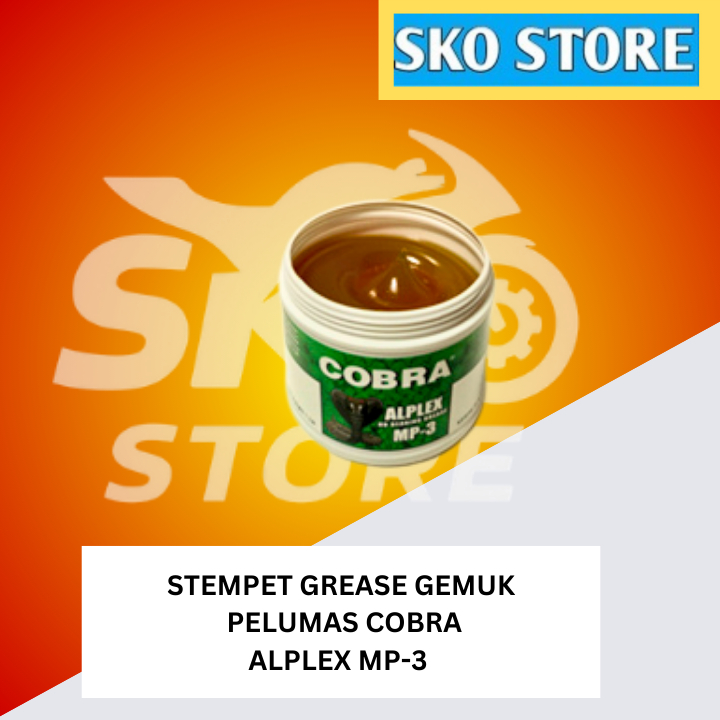 Jual STEMPET GREASE GEMUK PELUMAS COBRA ALPLEX MP-3 ORIGINAL MURAH ...