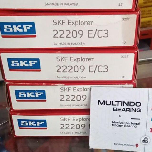 Jual Bearing spherical 22209 E C3 SKF ORIGINAL | Shopee Indonesia