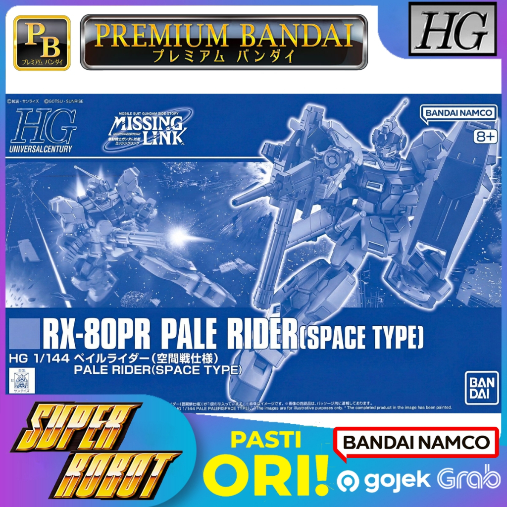 Jual BANDAI HG RX-80PR Pale Rider [Space Type] - HGUC P-BANDAI Limited ...