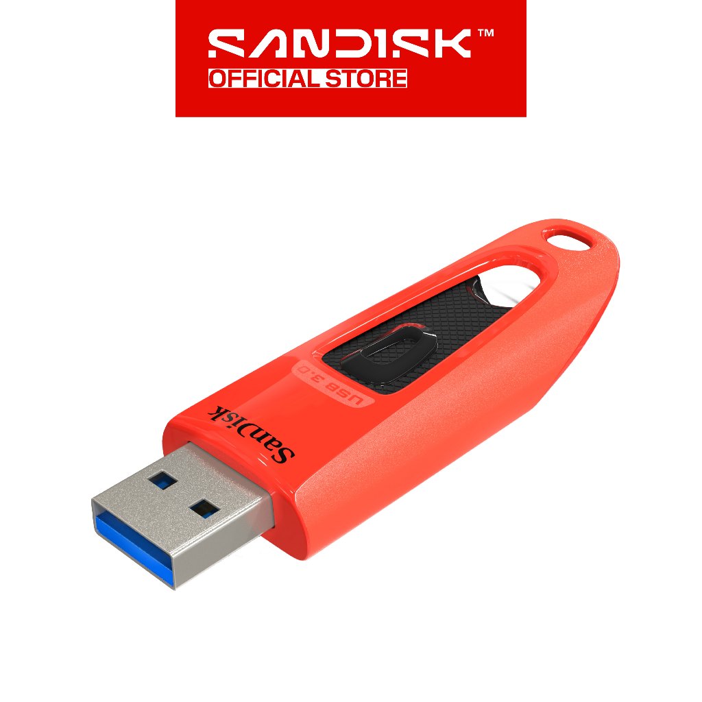 SANDISK CZ48 Ultra 32GB USB 3.0 (Red / Merah) - Flash Drive (2)