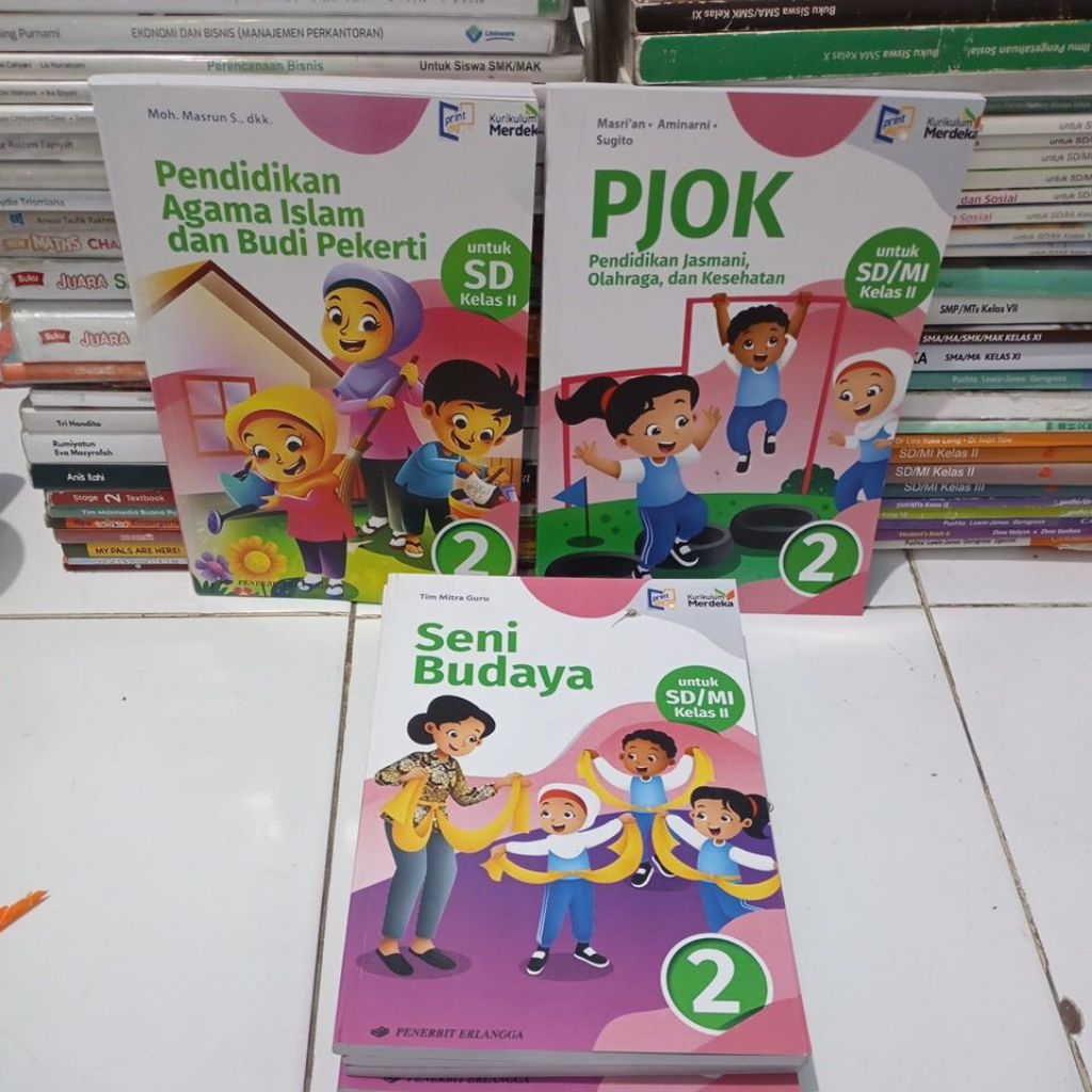 Jual BUKU PAKET KELAS 2 SD ERLANGGA KURIKULUM MERDEKA//PAI//PJOK//SENI ...