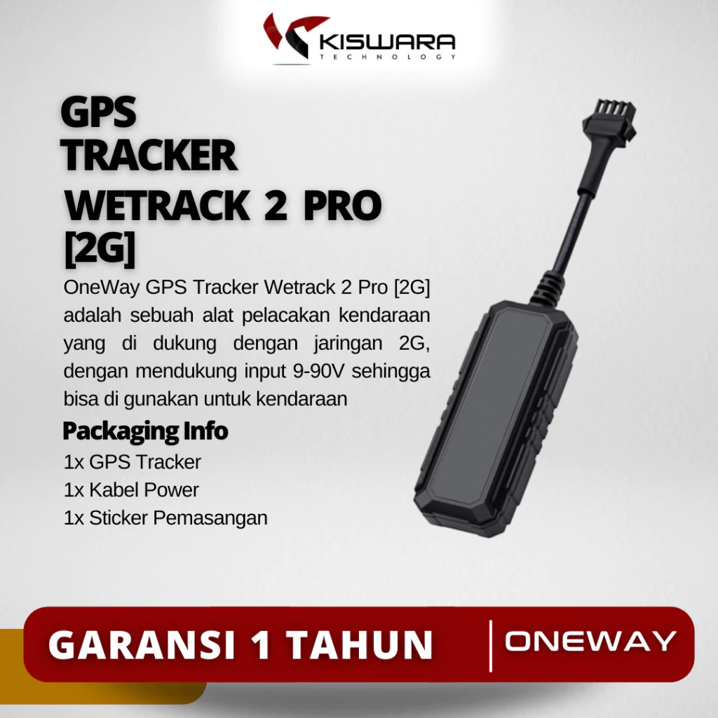 Jual OneWay GPS Tracker Wetrack 2 Pro [2G] Wanway | Shopee Indonesia