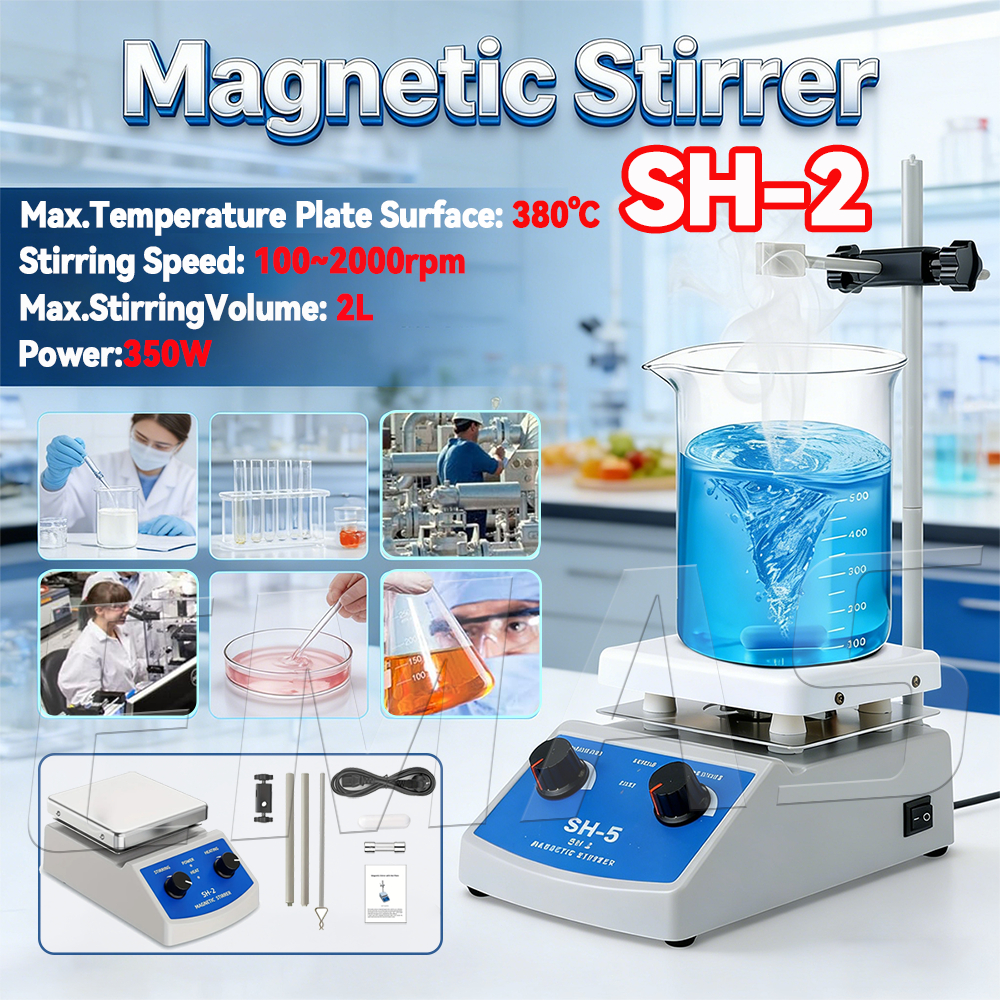 Jual Hot Plate Magnetic Stirrer SH-2 Magnet Stirer Pemutar Lab Hotplate ...