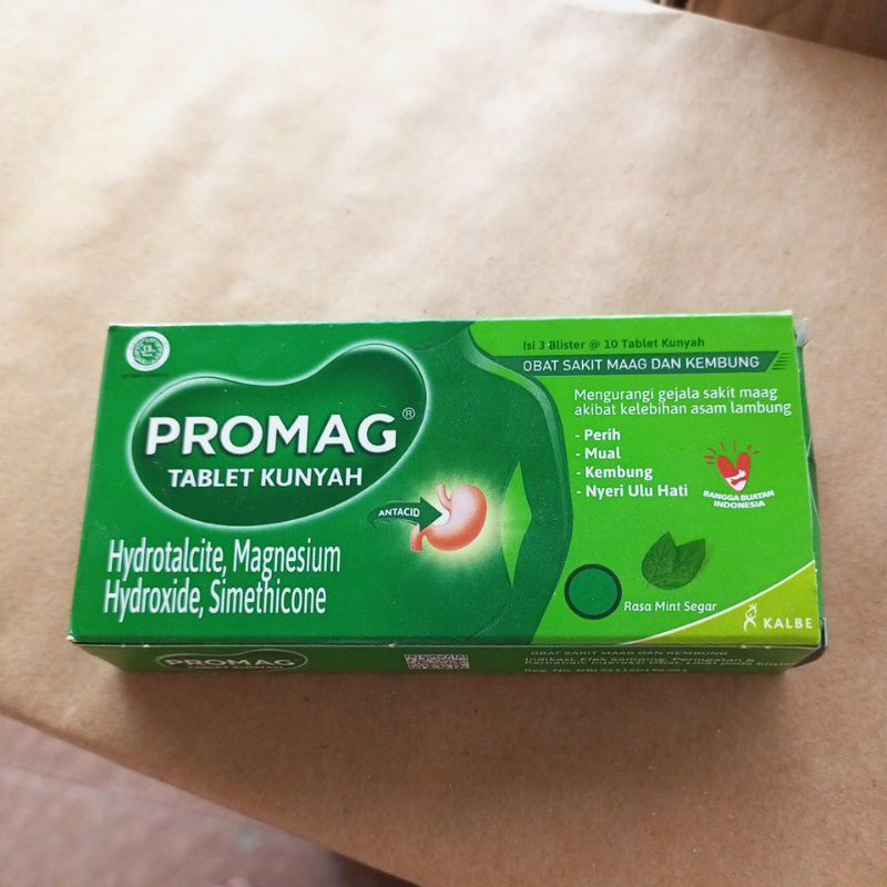 Jual PROMAG TABLET (1 BOX ISI 3 STRIP 30 TABLET) | Shopee Indonesia