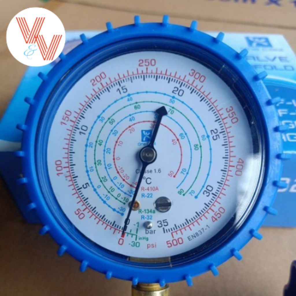 Jual manifold single multi 500 psi , R134,R22,R32/R410 merk ONE COOL ...