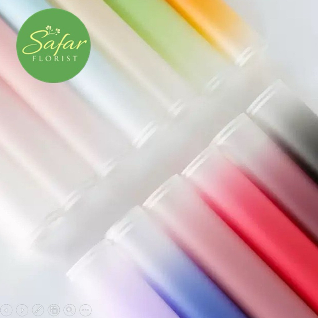 Jual [ 20 Lembar ] GML- Gradient Matte Line - Cellophane Flower ...