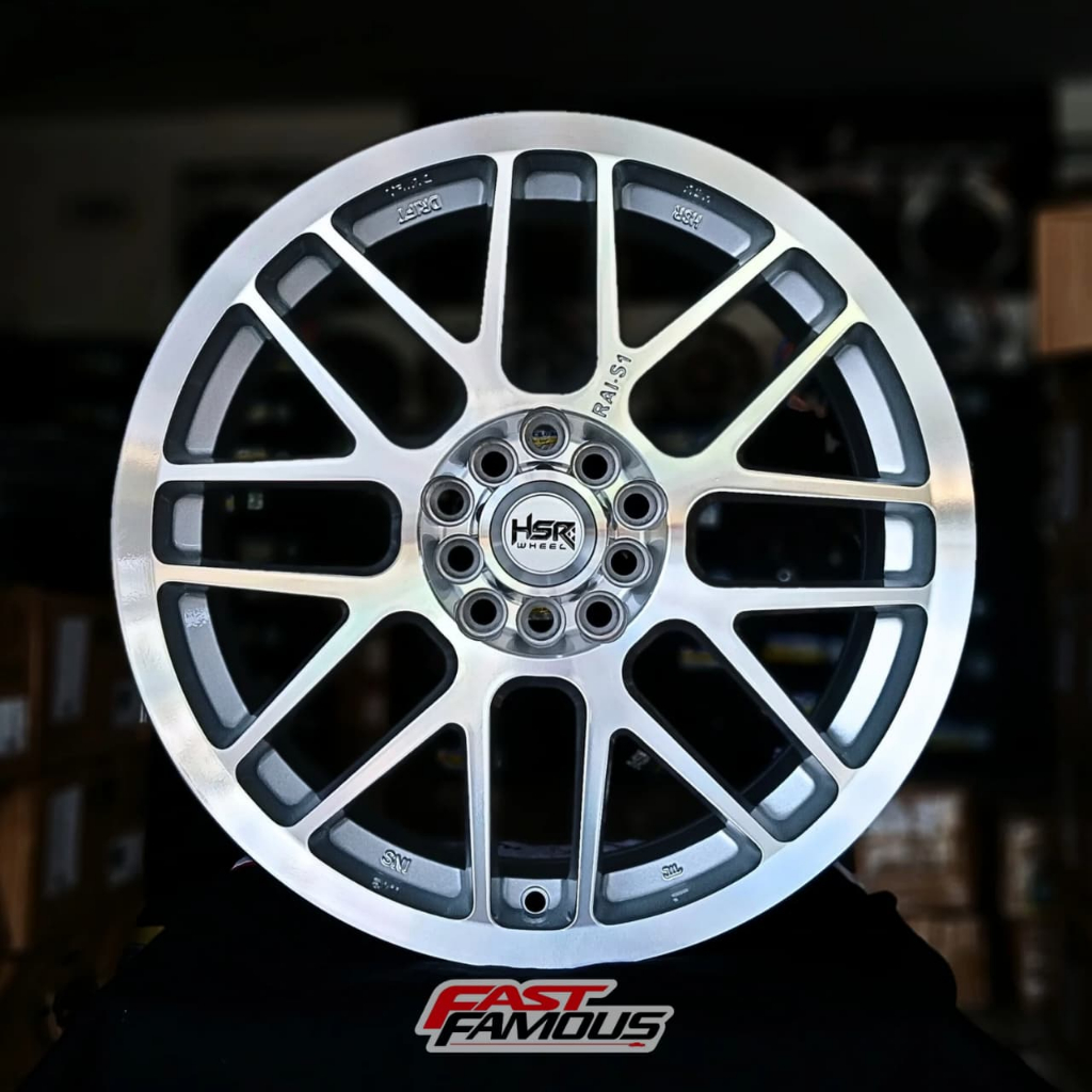 Jual Velg Racing HSR Rai S1 R17 Alloy Silver Mobil Sienta Altis Innova ...