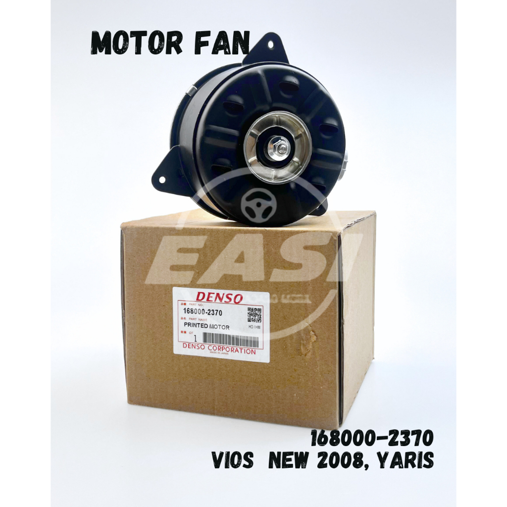 Jual MOTOR FAN RADIATOR TOYOTA VIOS NEW 2008 / YARIS – 168000-2370 / ...