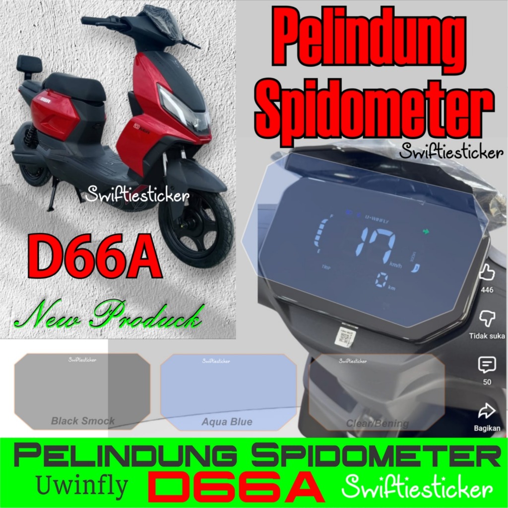 Jual Sticker Antigores Speedometer Sepeda Listrik D66A Aksesoris Sepeda ...
