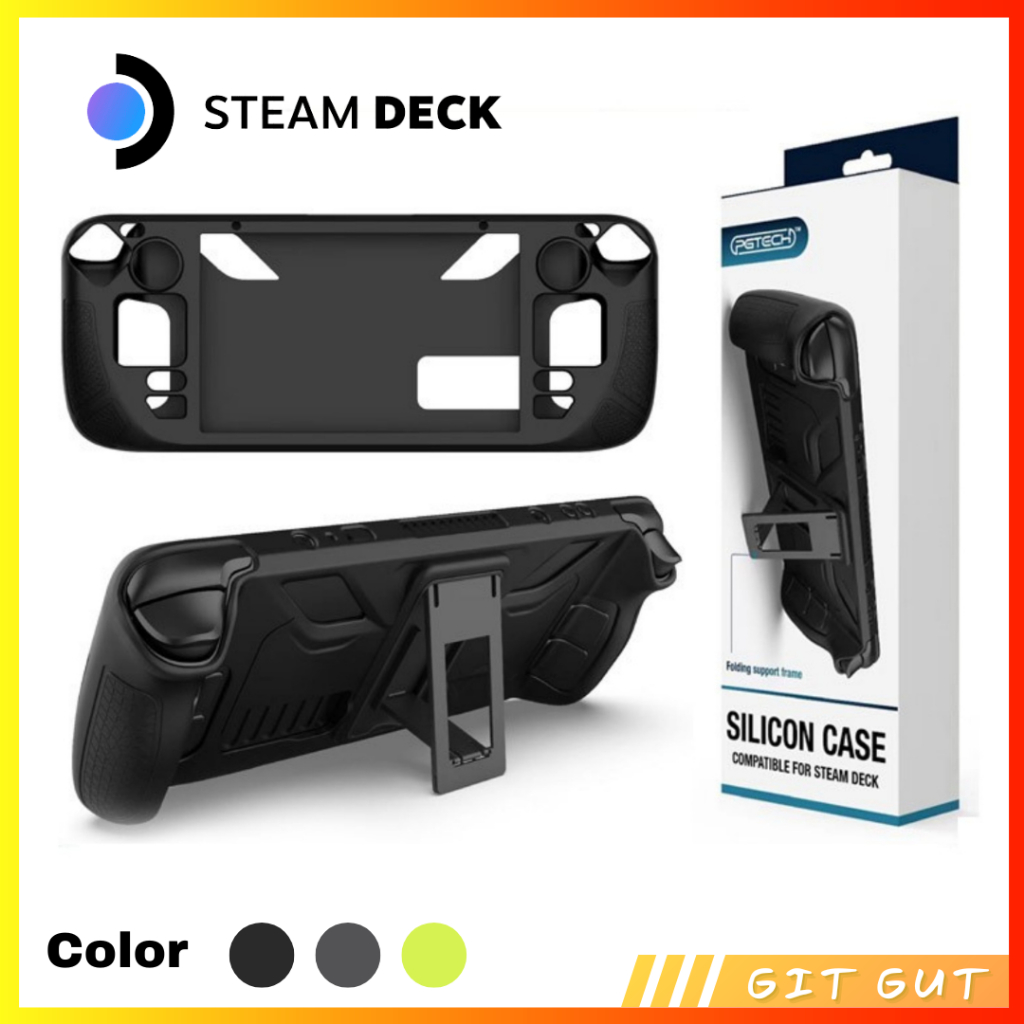 Jual Steam Deck / Steam Deck OLED Silicone Silikon with stand Cover ...