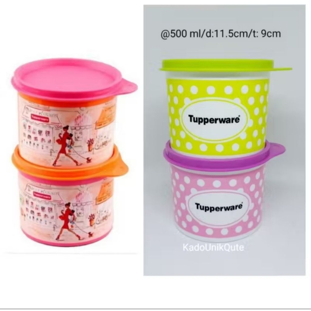 Jual Tupperware Compact canister 550ml isi 2pcs | Shopee Indonesia
