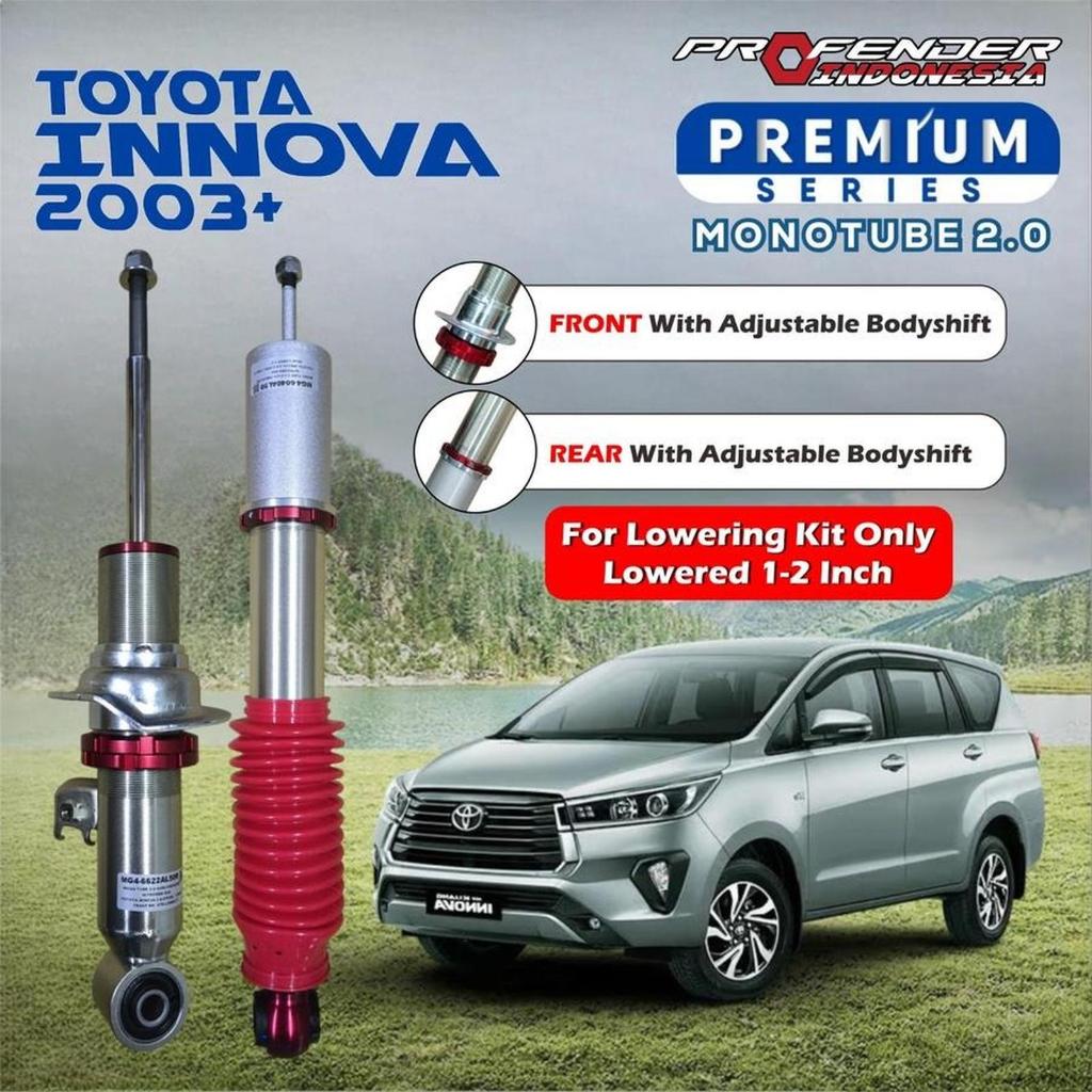 Jual Profender Premium Monotube Series Adjustable Lowered Innova 2 KD ...