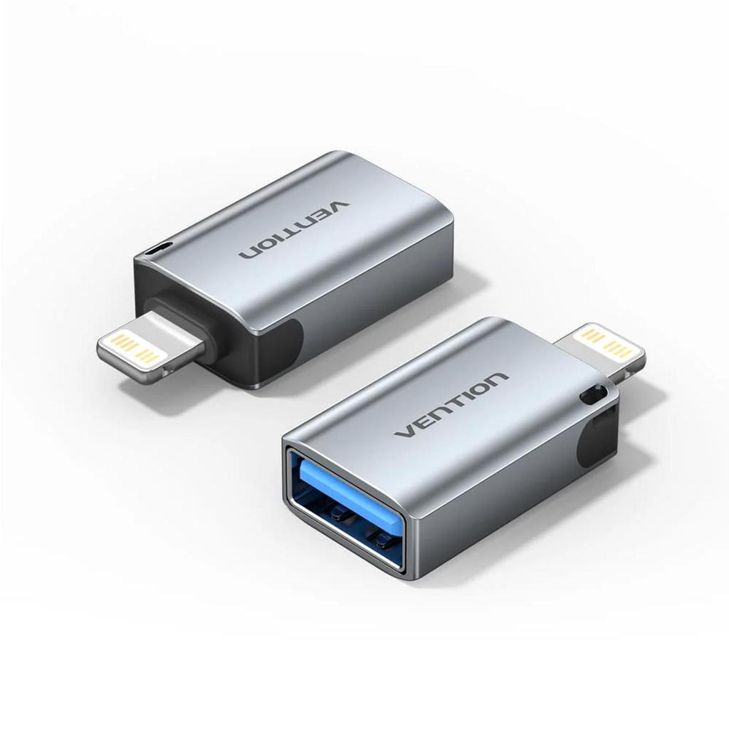 Jual VENTION OTG Adapter USB A Female to Lighting Male - CUCH0 | Shopee ...