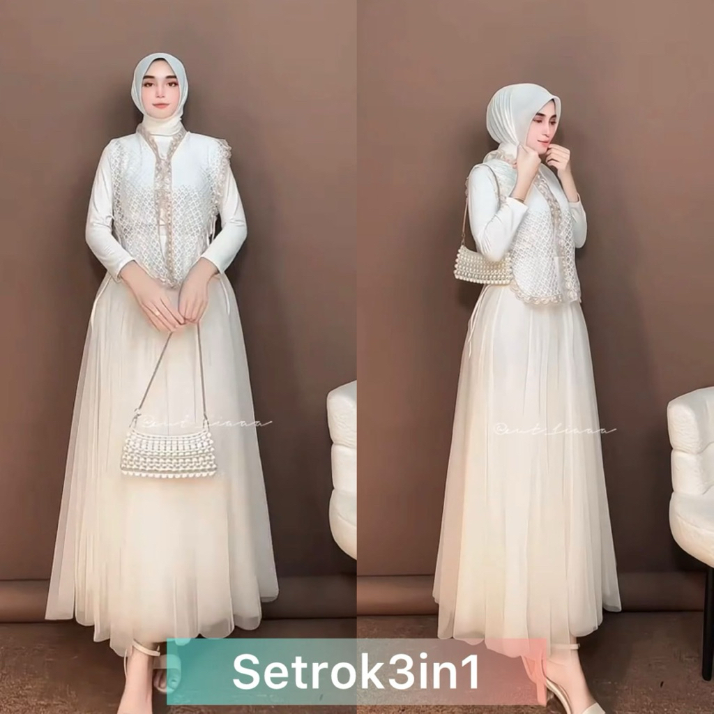 Jual OUTER BRUKAT/ FREE INNER GAMIS/3in1/TERBARU 2026 | Shopee Indonesia