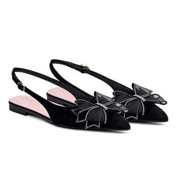 FINDAL Flatshoes Wanita Runcing Sandal Flat Elegan Korean Style HI 121