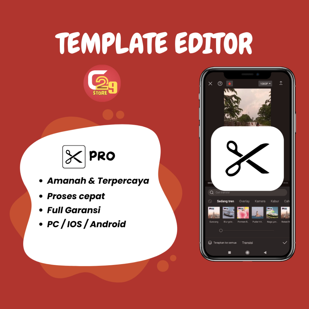 Jual Template Cutcap Edit Pro Lengkap Full Akses Bergaransi Mudah ...