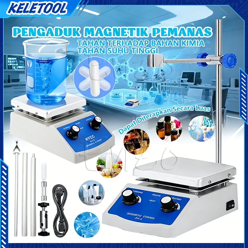 Jual SH-2 Mixer dan pemanas magnetik pelat panas listrik Magnet Stirer ...