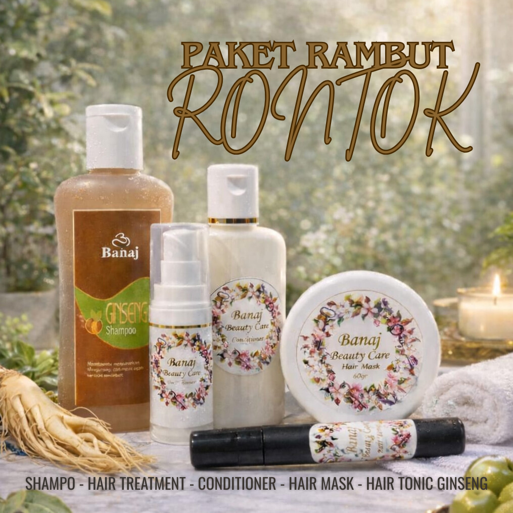 Jual Banaj - Paket Perawatan Rambut Rontok | Shopee Indonesia