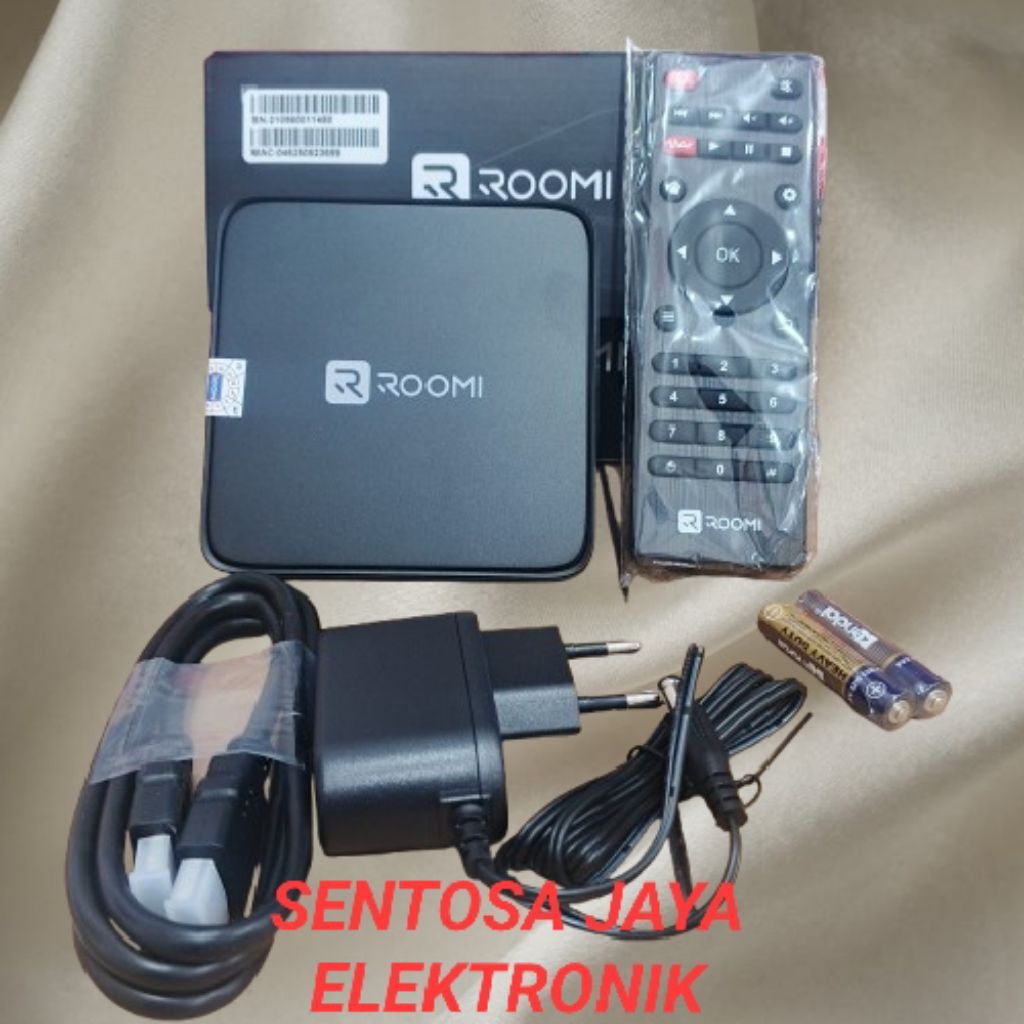 Jual ROOMI ANDROID BOX ( BISA UNTUK NONTON YOUTUBE NEFLIX DLL ...