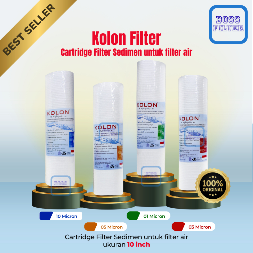 Jual CARTRIDGE FILTER AIR 10 INCH / CATRIDGE FILTER AIR 10 INCH / SPUN ...