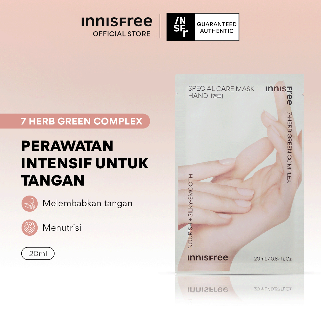 Jual Innisfree Special Care Mask Hand 20ml - Masker Tangan untuk ...