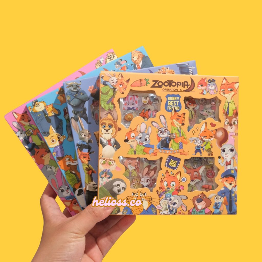 Jual STIKER ZOOTOPIA 100 LEMBAR STICKER ZOOTOPIA LUCU UNIK IMUT 1 BOX ...