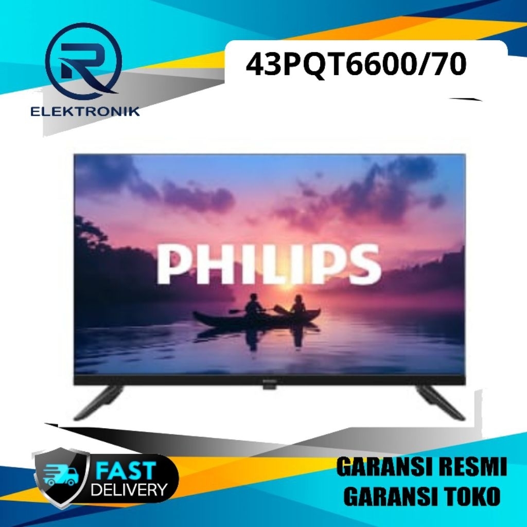 Jual Philips 43PQT6600/70 Google Tv 43 Inch QLED TV 4K UHD 43PQT6600/70 ...