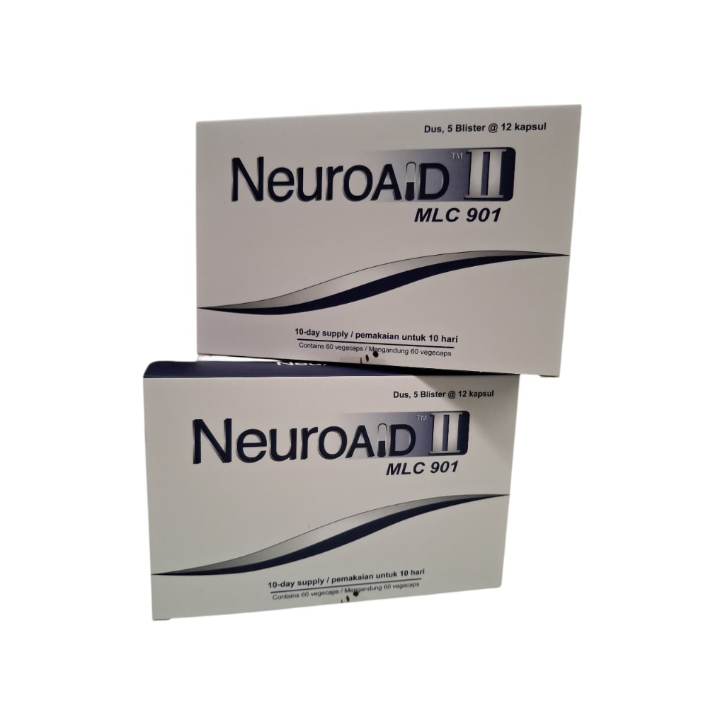 Jual Neuroaid II (MLC 901) STRIP ISI 12 KAPSUL (KEMASAN 5X12 CAPSUL ...